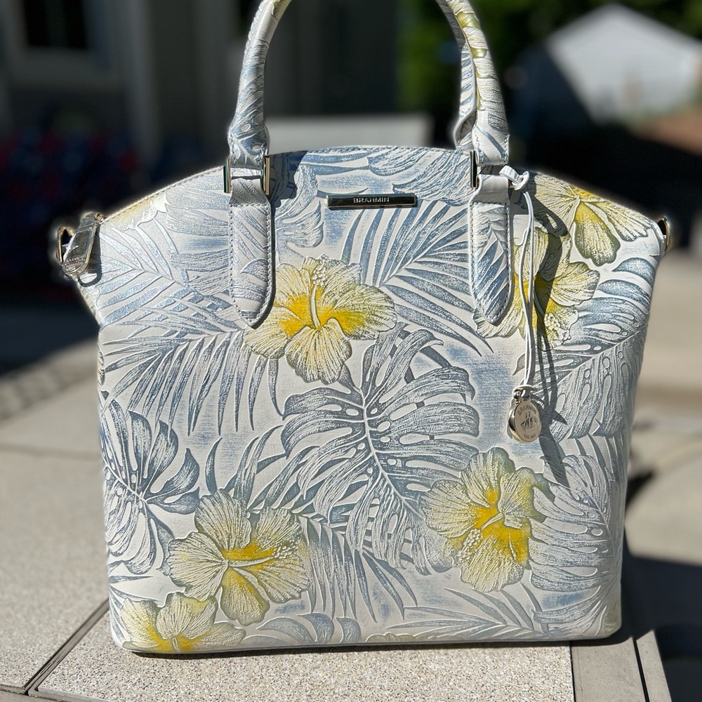 NWT Brahmin LARGE Duxbury Lemonade Nostalgia